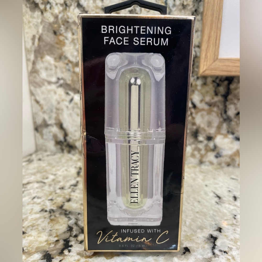 Ellen Tracy Brightening Face Serum Infused with Vitamin C.